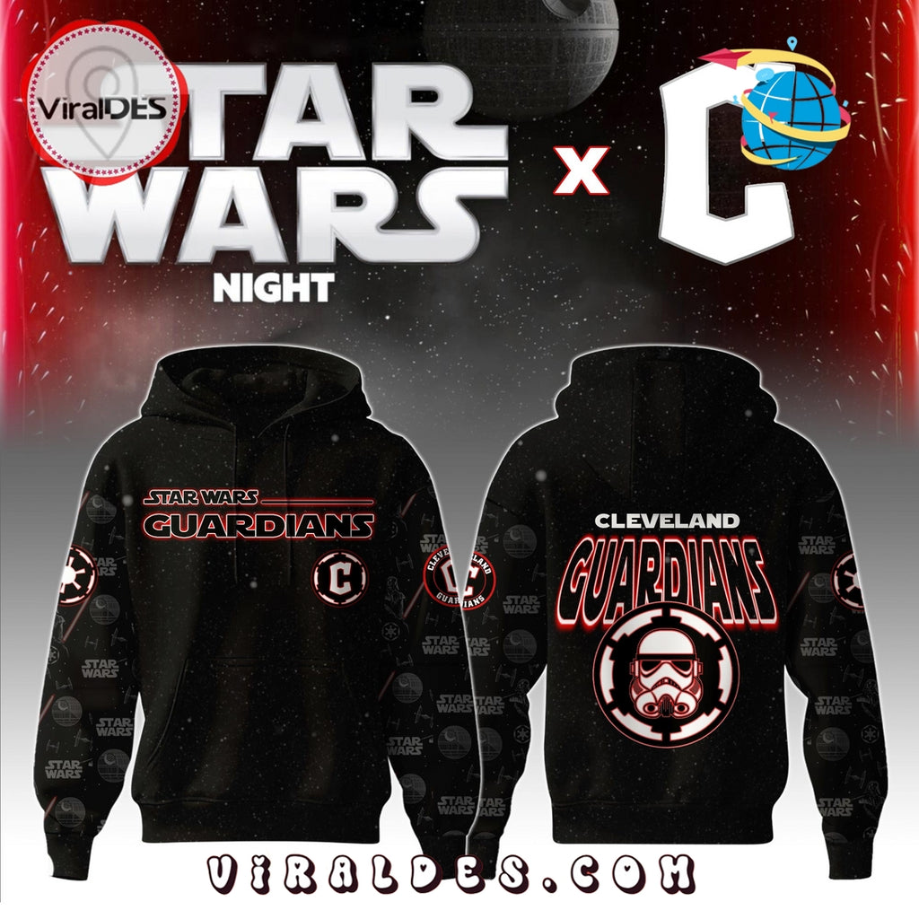 Cleveland Guardians MLB x Star War Night Hoodie, Jogger, Cap
