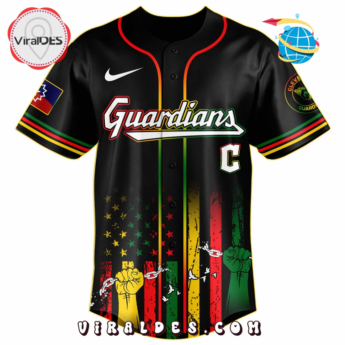 Cleveland Guardians x 2025 Juneteenth Day Jersey