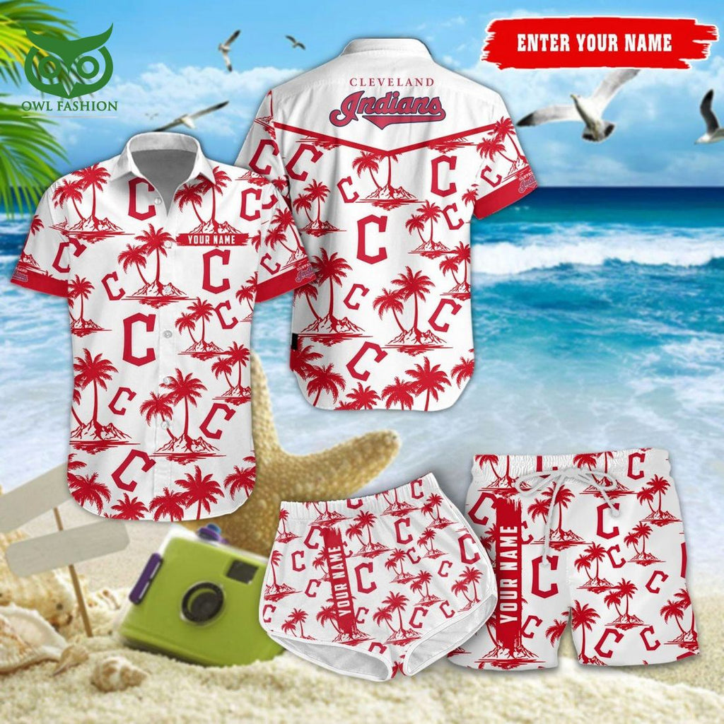 Cleveland Indians MLB Coconut Hawaiian Shirt Shorts