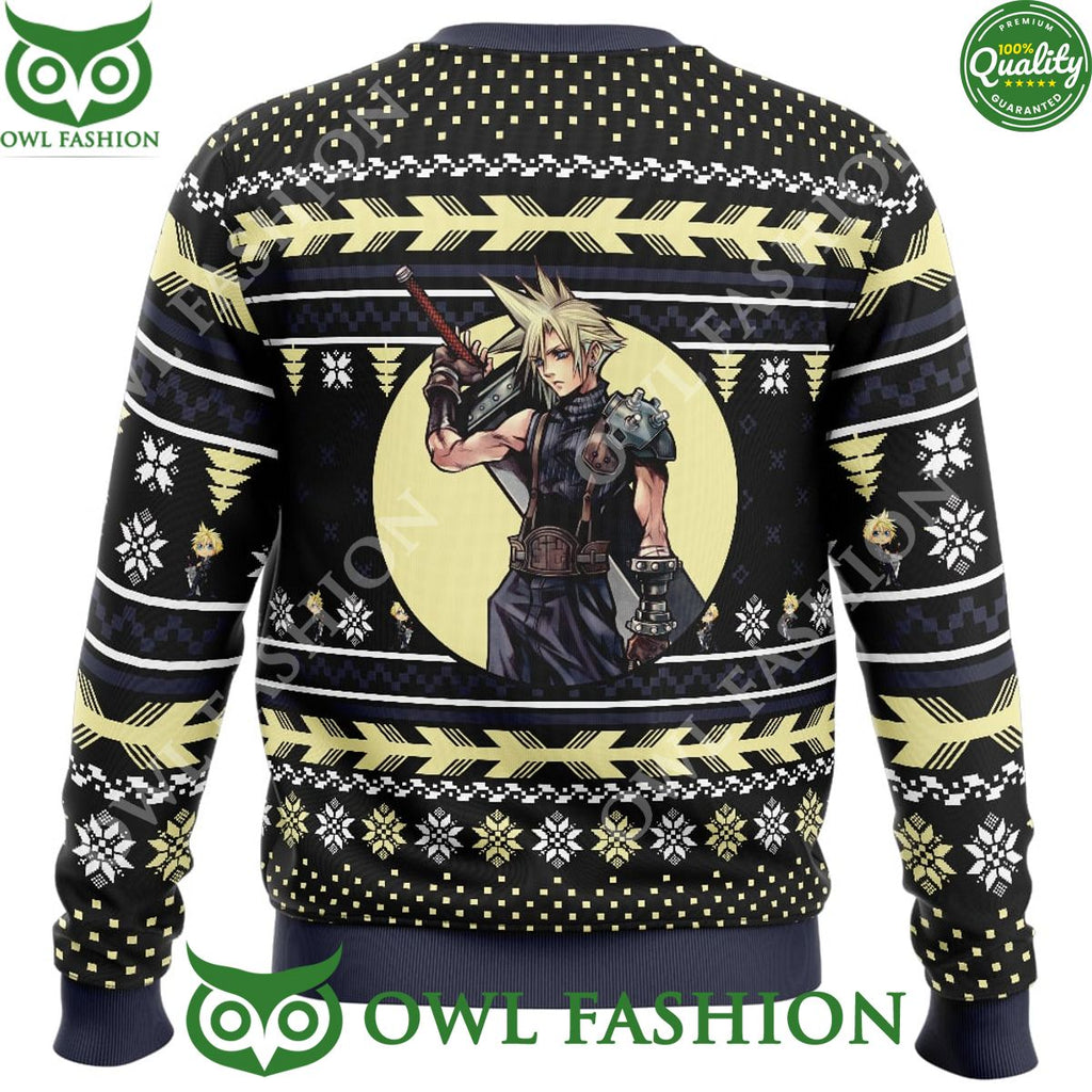 Cloud Final Fantasy Ugly Christmas Sweater Jumper