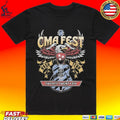 Cma Fest Nashville Tenn Twenty Twenty Six 2026 Eagle Guitar T-shirt