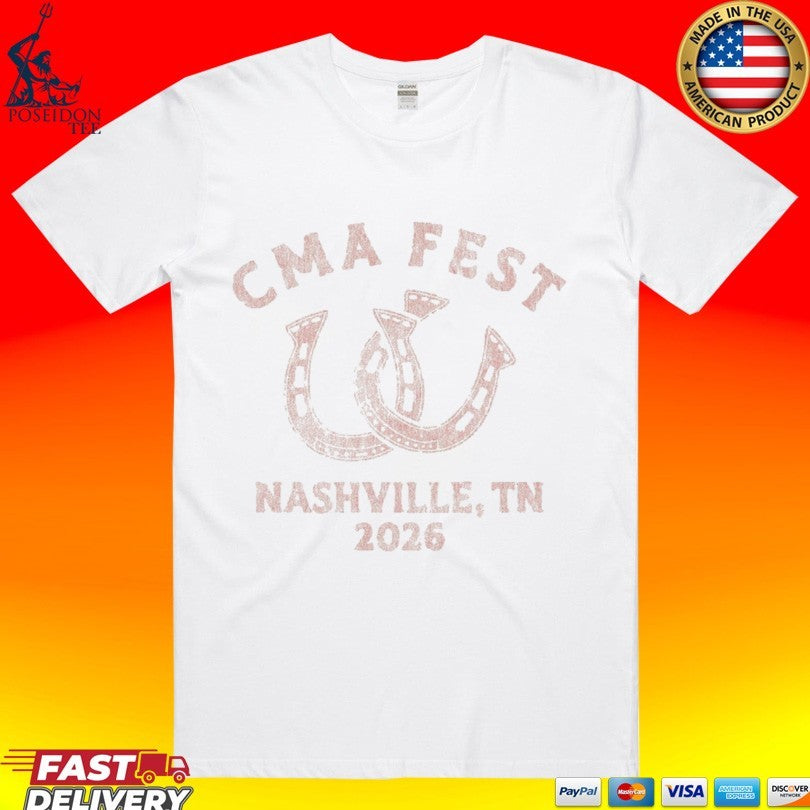 CMA Fest Nashville TN 2026 Horseshoe T-shirt