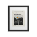 Rocky Mountain National Park Retro Print Framed Art Print Gallery Image 4