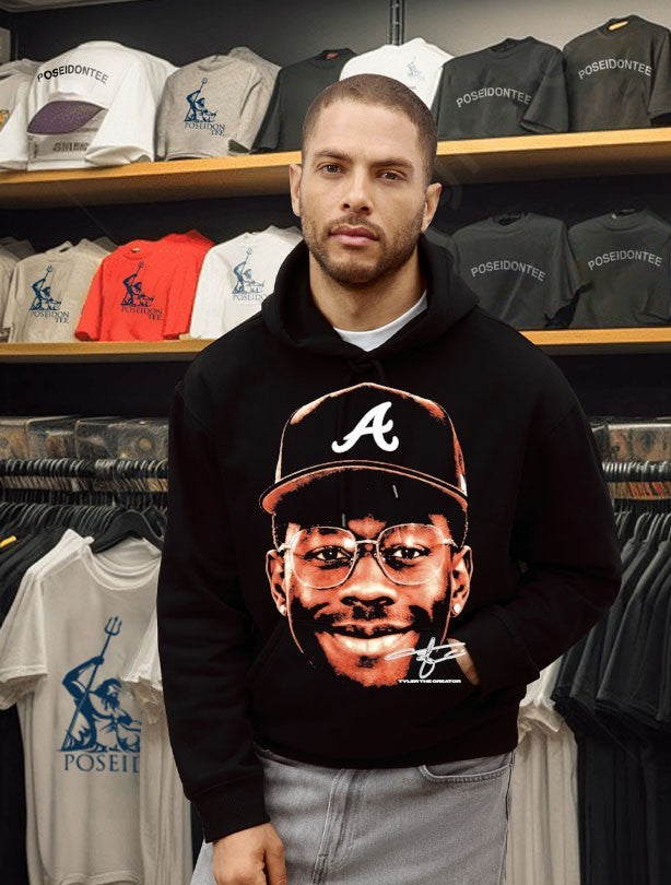 Cold Prints Tyler Atlanta Braves Face T-shirt