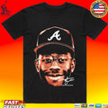 Cold Prints Tyler Atlanta Braves Face T-shirt