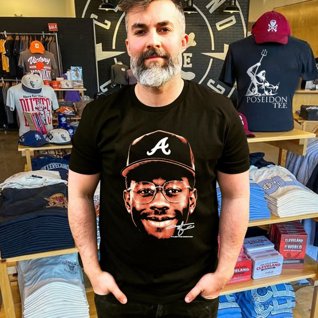 Cold Prints Tyler Atlanta Braves Face T-shirt