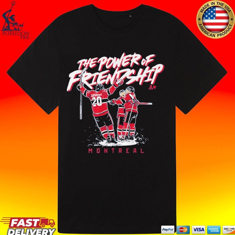 Cole Caufield, Nick Suzuki, & Juraj Slafkovsky The Power Of Friendship T-shirt