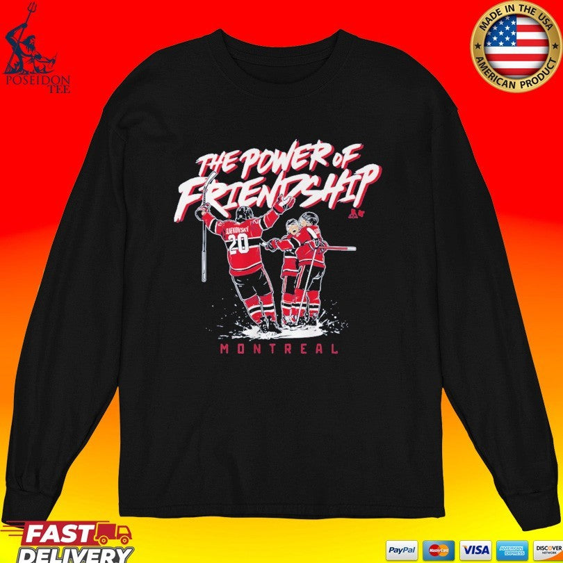 Cole Caufield, Nick Suzuki, & Juraj Slafkovsky The Power Of Friendship T-shirt
