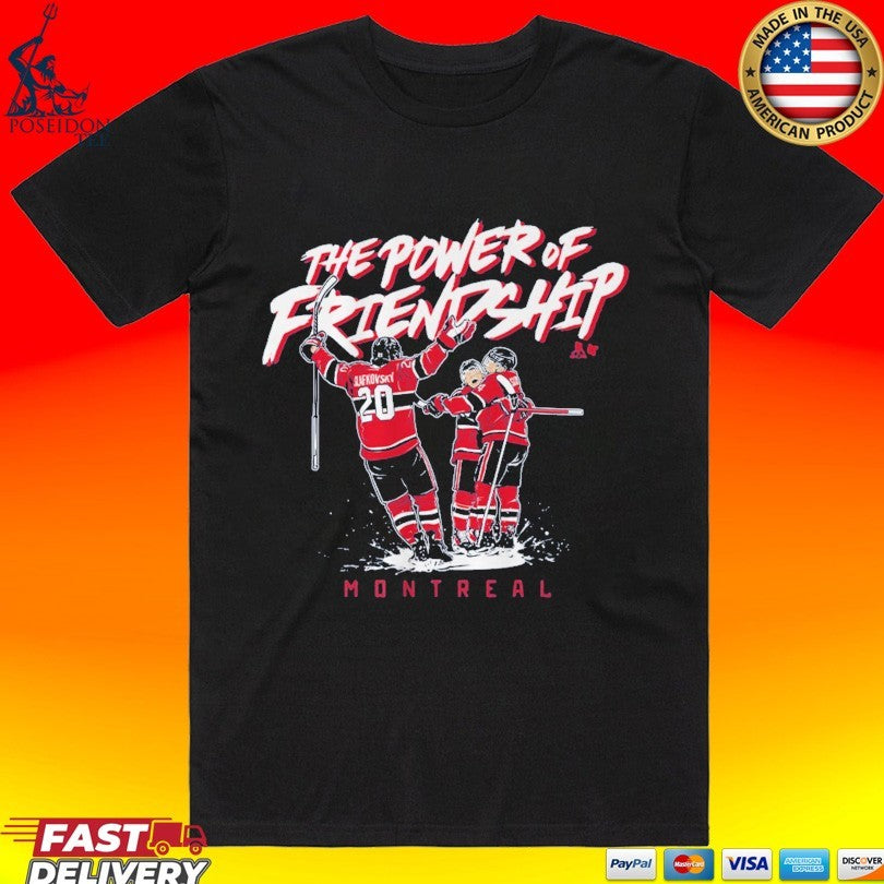 Cole Caufield, Nick Suzuki, & Juraj Slafkovsky The Power Of Friendship T-shirt