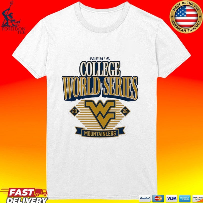 College World Series 2026 West Virginia Mountaineers Logo T-shirt