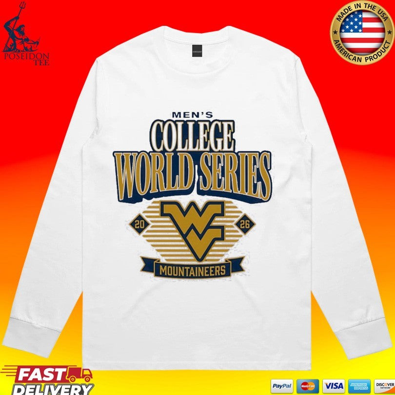 College World Series 2026 West Virginia Mountaineers Logo T-shirt