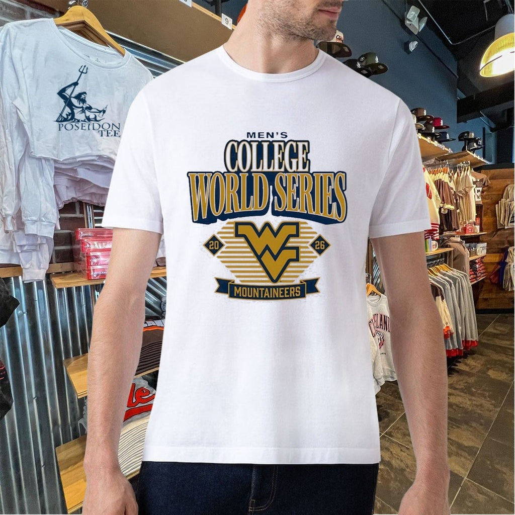 College World Series 2026 West Virginia Mountaineers Logo T-shirt