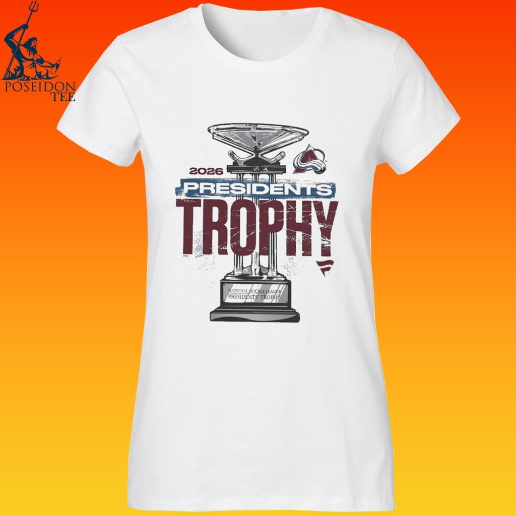 Colorado Avalanche Nhl 2026 Presidents Trophy Winner Stanley Cup Playoffs 2026 T-shirt