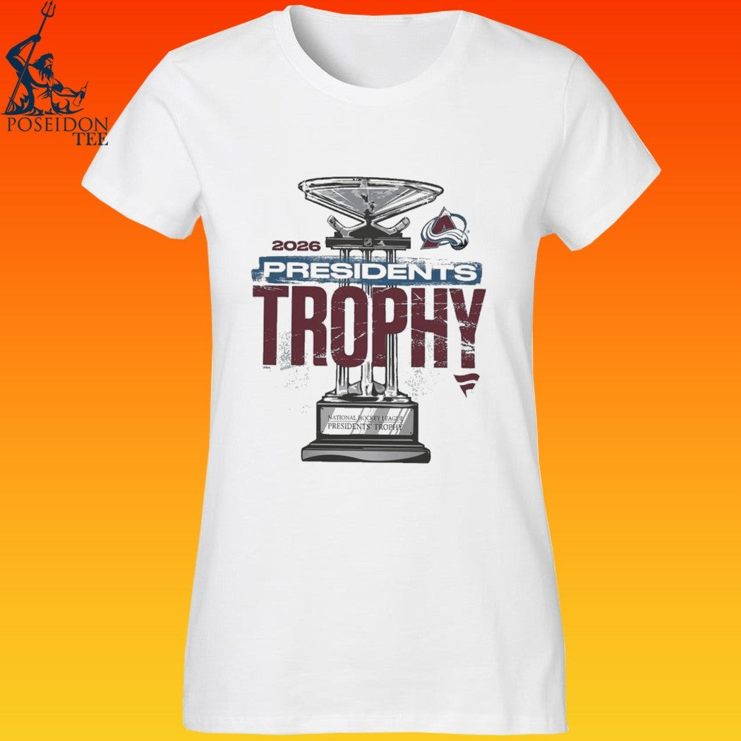 Colorado Avalanche Nhl 2026 Presidents Trophy Winner Stanley Cup Playoffs 2026 T-shirt