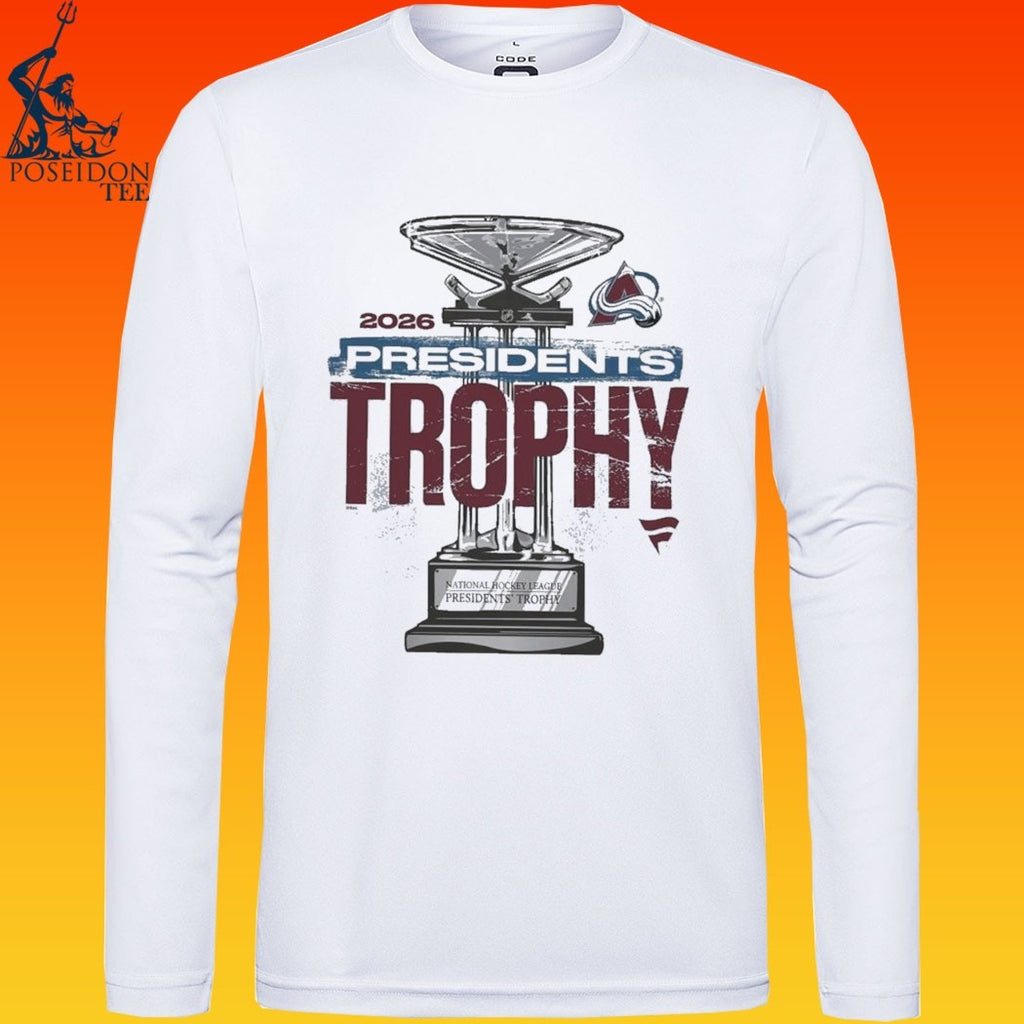 Colorado Avalanche Nhl 2026 Presidents Trophy Winner Stanley Cup Playoffs 2026 T-shirt