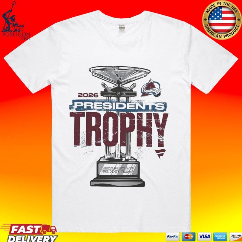 Colorado Avalanche Nhl 2026 Presidents Trophy Winner Stanley Cup Playoffs 2026 T-shirt