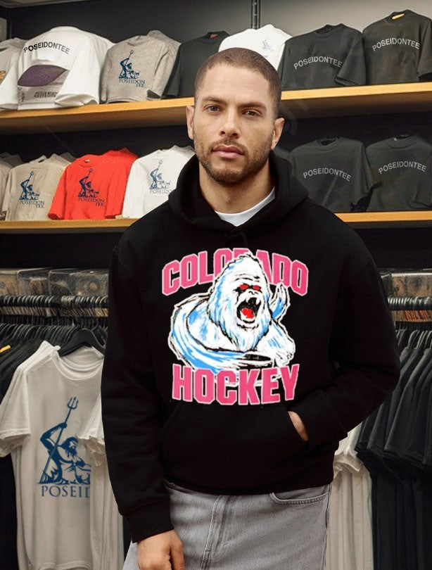 Colorado Hockey Yeti Mascot T-shirt