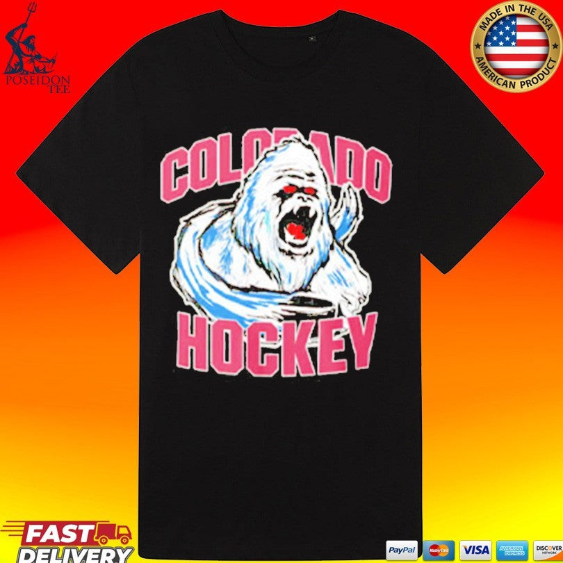 Colorado Hockey Yeti Mascot T-shirt