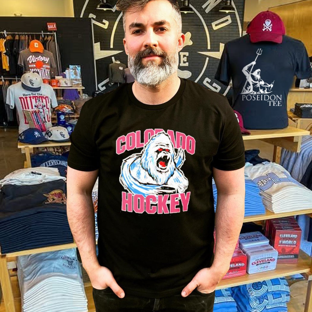 Colorado Hockey Yeti Mascot T-shirt