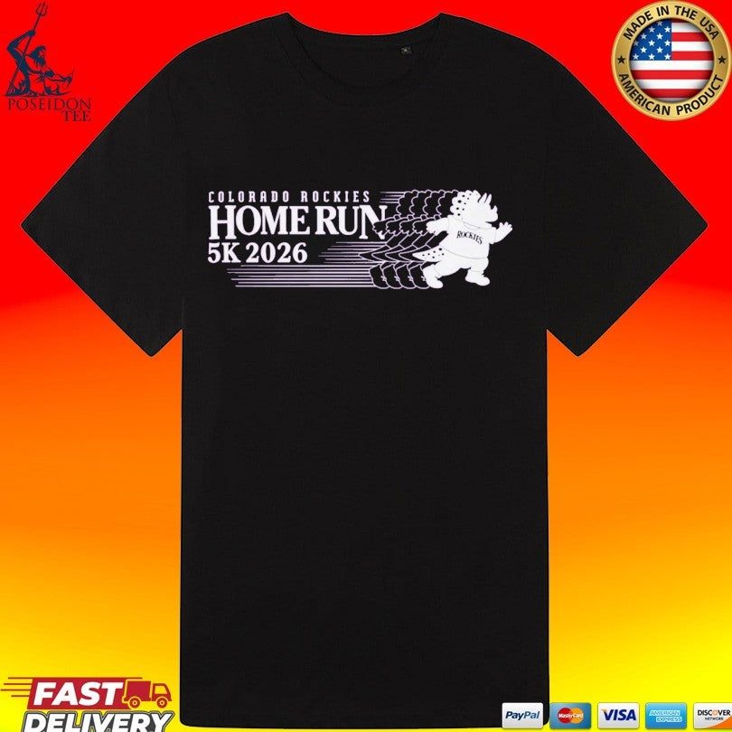 Colorado Rockies Home Run 5k 2026 T-shirt