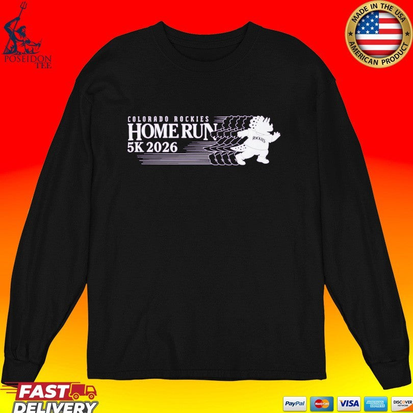 Colorado Rockies Home Run 5k 2026 T-shirt