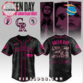 Colorado Rockies MLB x Green Day 20th Anniversary Baseball Jersey
