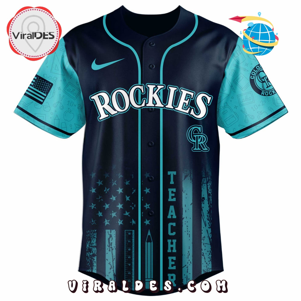 Colorado Rockies MLB x Teacher Appreciation Day Baseball Jersey