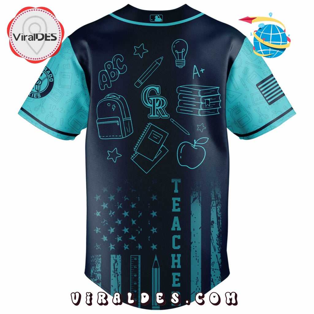 Colorado Rockies MLB x Teacher Appreciation Day Baseball Jersey