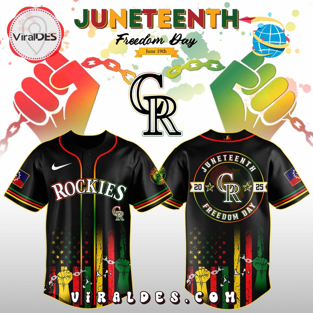 Colorado Rockies x 2025 Juneteenth Day Jersey
