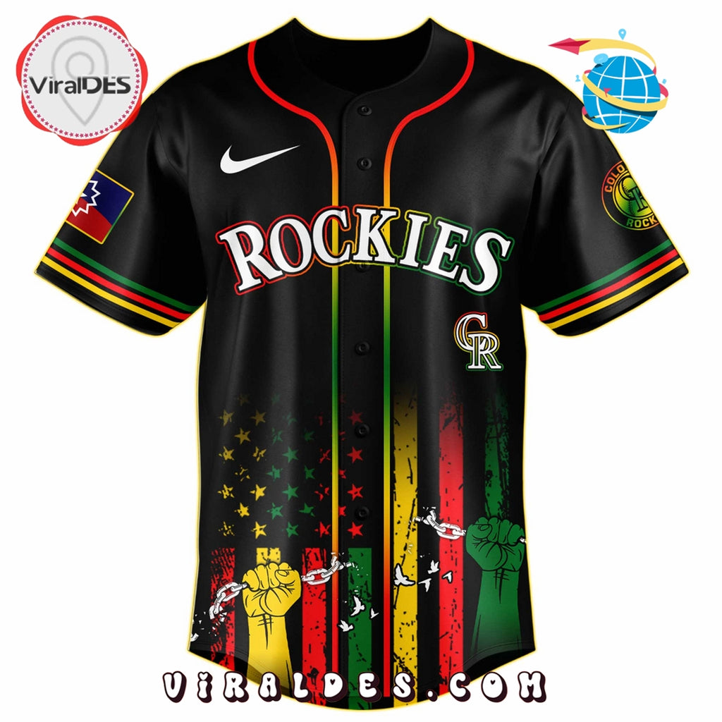 Colorado Rockies x 2025 Juneteenth Day Jersey