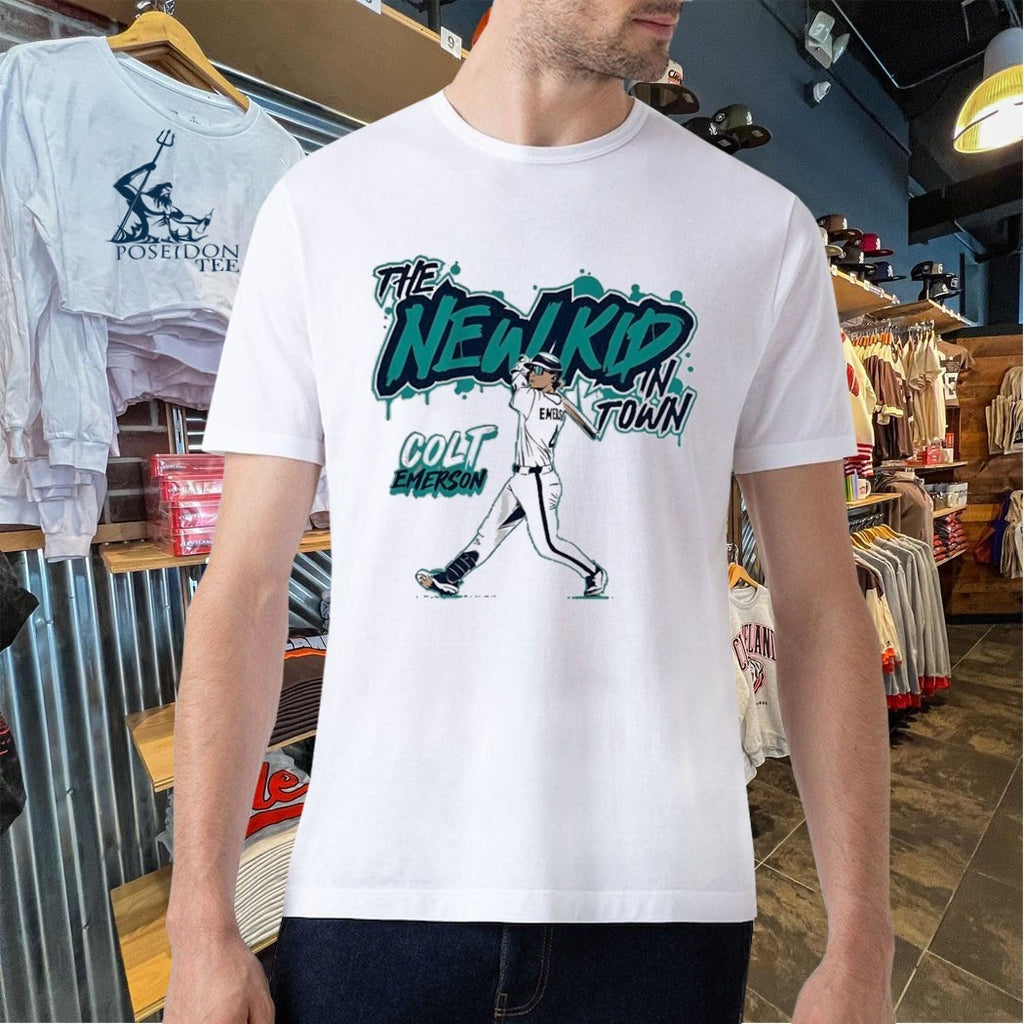 Colt Emerson Seattle Mariners The New Kid In Town T-shirt