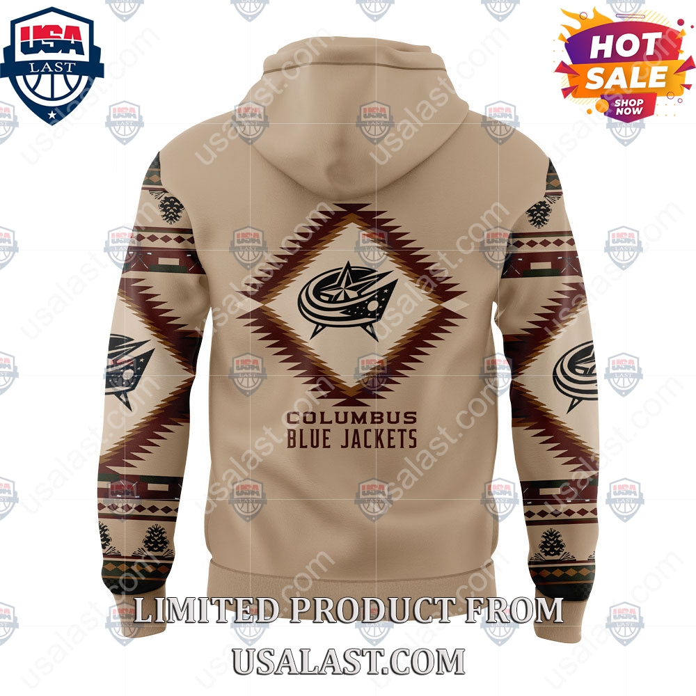 Columbus Blue Jackets NHL Native American Heritage Month Hoodie