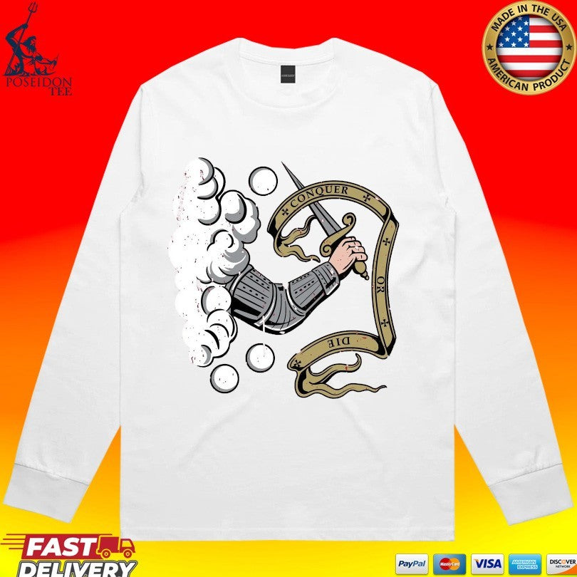 Conquer Or Die Flag T-shirt