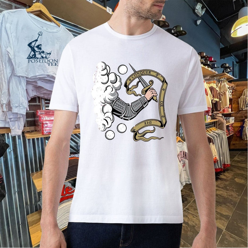 Conquer Or Die Flag T-shirt
