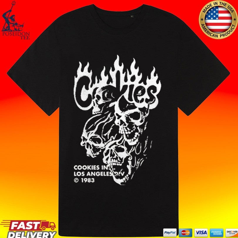 Cookies Flame In Los Angeles 1983 T-shirt