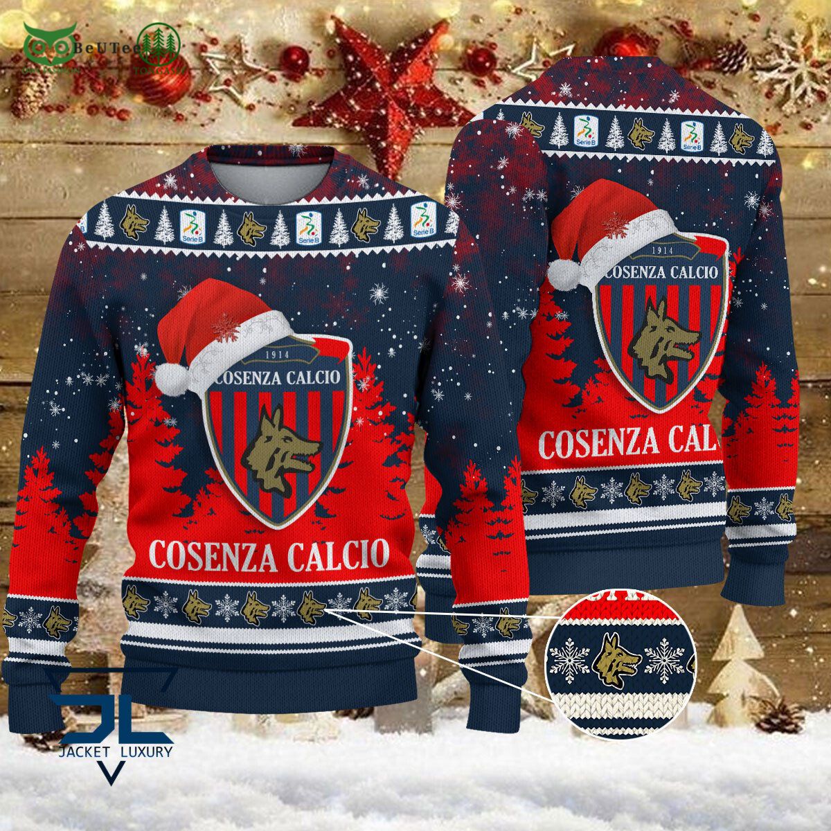 Cosenza Calcio Lega Serie A Champion Ugly Sweater