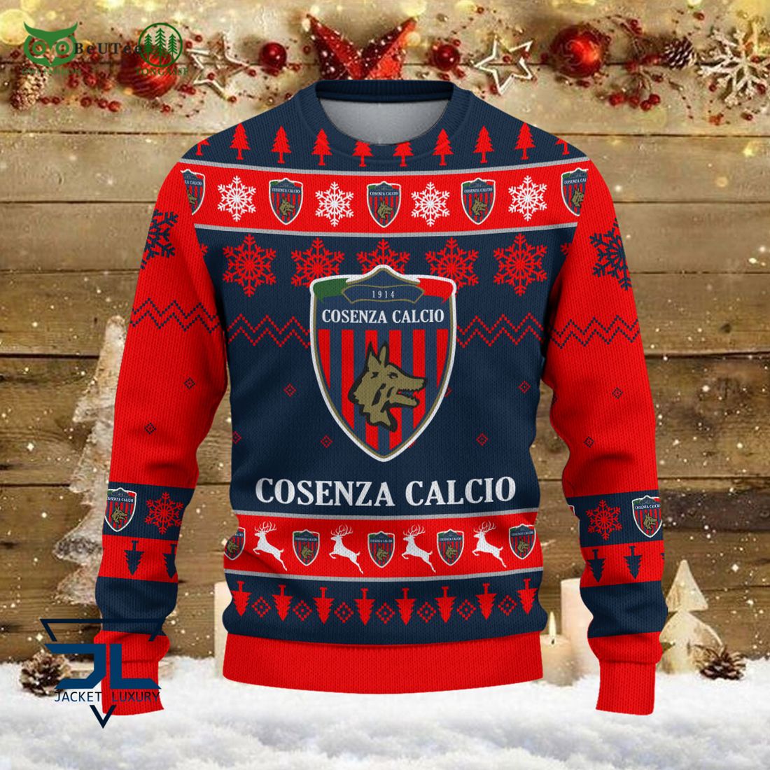 Cosenza Calcio Lega Serie A Champion Ugly Sweater