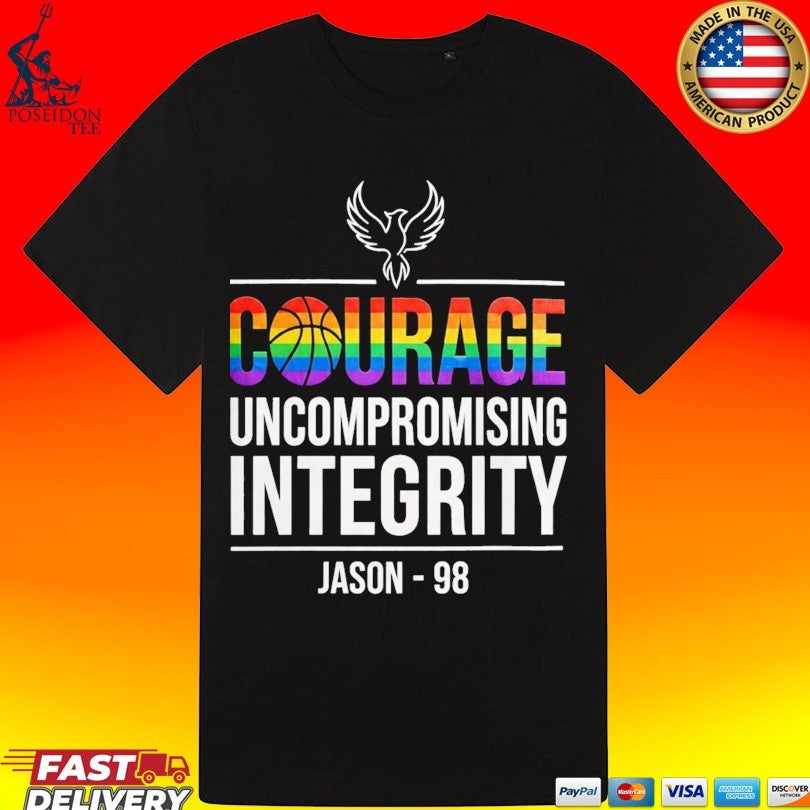 Courage Uncompromising Integrity Jason 98 Commemorative T-shirt