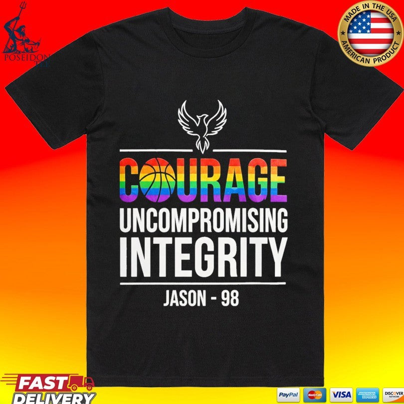 Courage Uncompromising Integrity Jason 98 Commemorative T-shirt