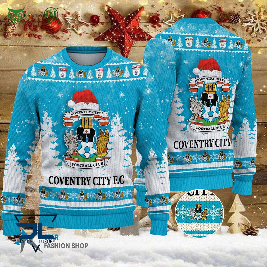 Coventry City F.C EFL English Football League Premium Ugly Sweater