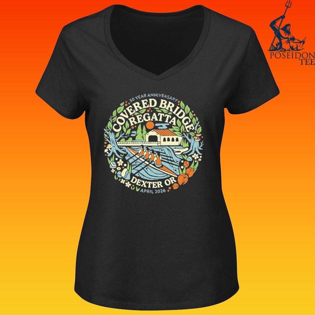 Covered Bridge Regatta Dexter Or April 2026 T-shirt