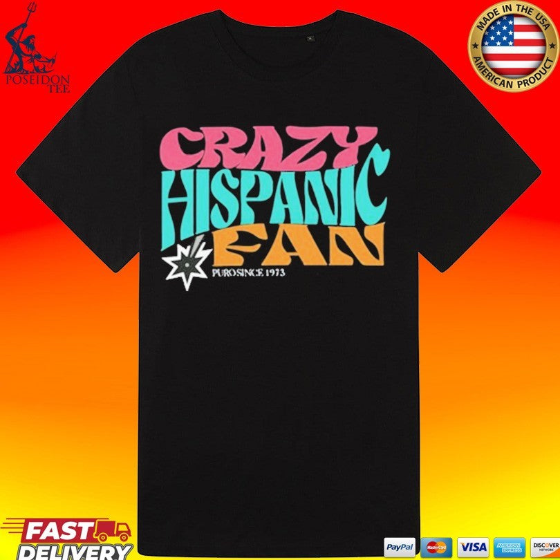 Crazy Hispanic Fan Vintage T-shirt