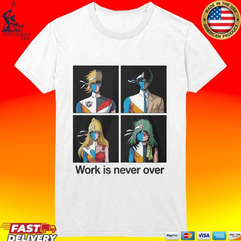 Crescendolls Work Is Never Over Daft Punk T-shirt