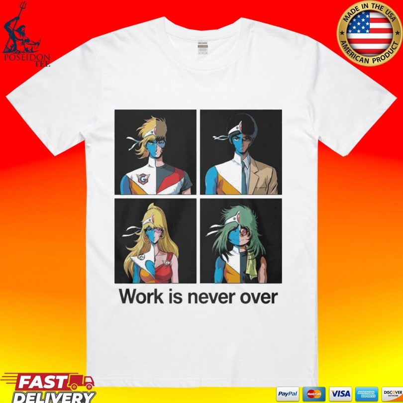 Crescendolls Work Is Never Over Daft Punk T-shirt