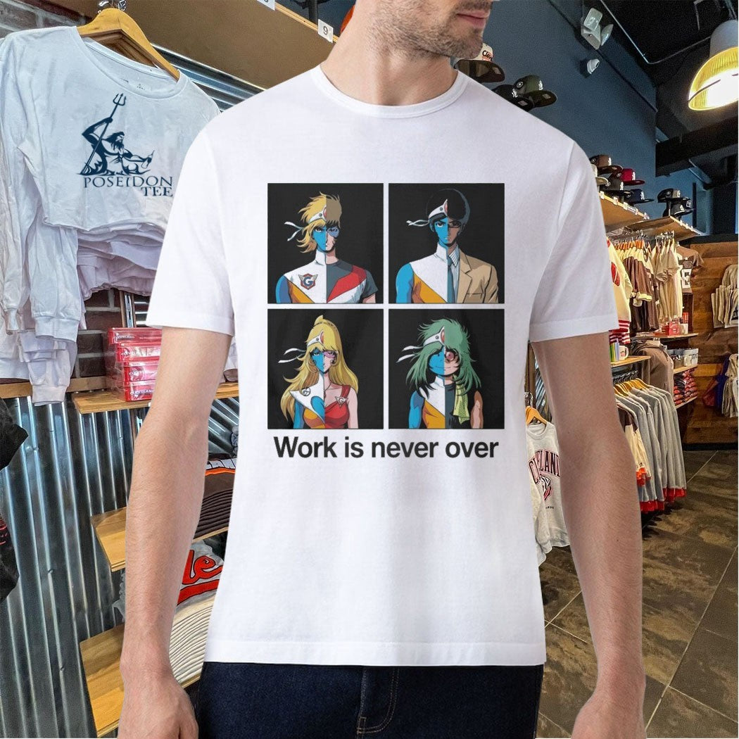 Crescendolls Work Is Never Over Daft Punk T-shirt