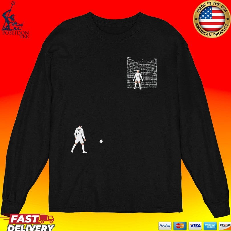 Cristiano Ronaldo Free Kick Print Pocket T-shirt