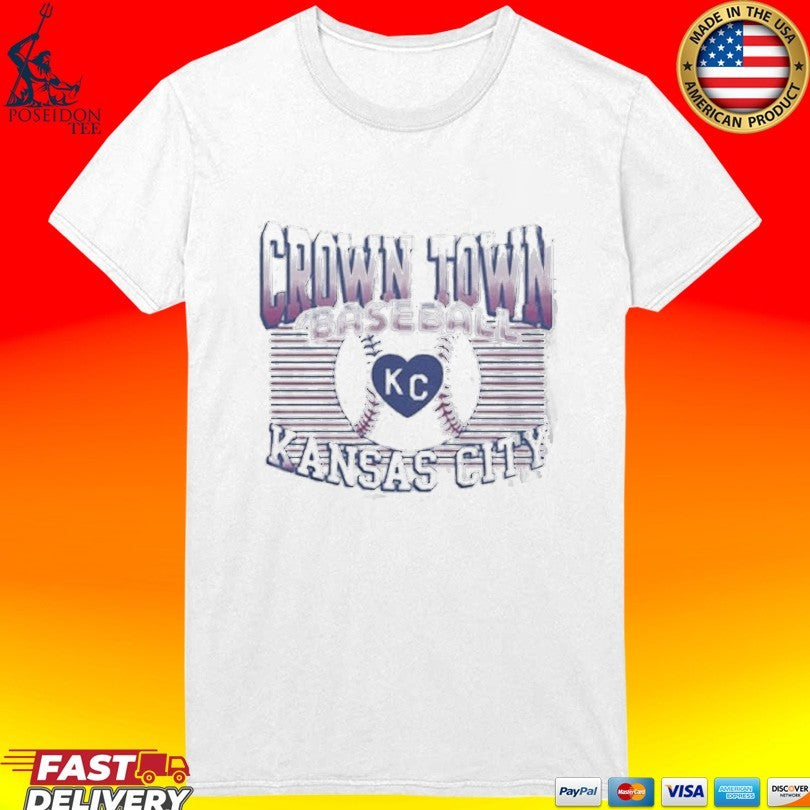 Crown Town Baseball Kansas City Gradient T-shirt