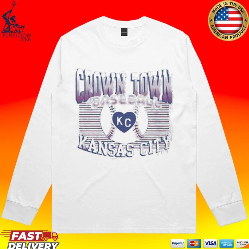 Crown Town Baseball Kansas City Gradient T-shirt