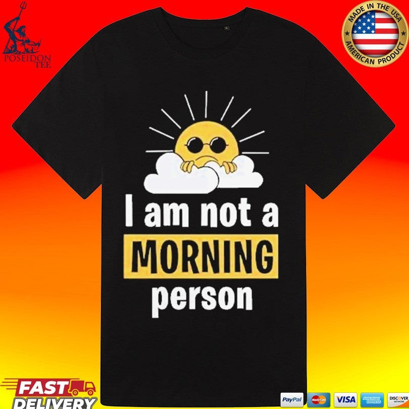 Crunk Thread I Am Not A Morning Person T-shirt