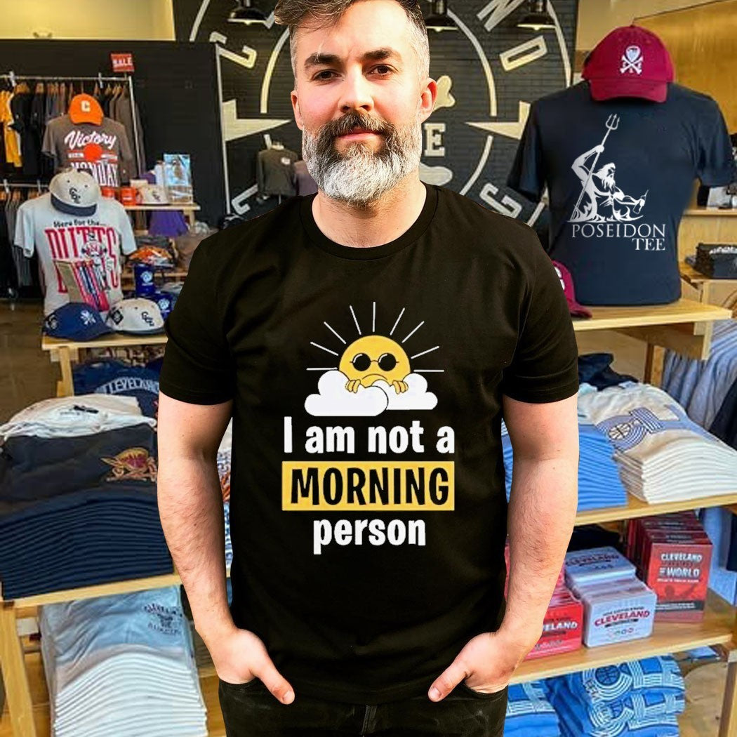Crunk Thread I Am Not A Morning Person T-shirt